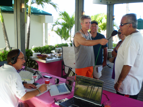 Brian Niemi interviewing Marriott guests live on air.jpg