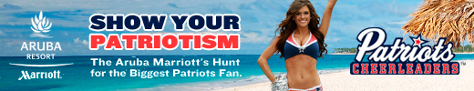 Patriot-ism Pays: The Aruba Marriott offers Patriots fans the chance to win a free Aruba Resort Vacation
