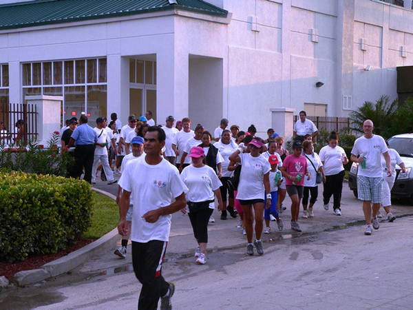 Ready to start the funwalk.JPG