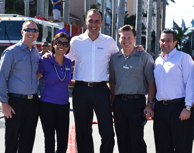 Marriott's exec team at the start of the 12 million pagara .JPG