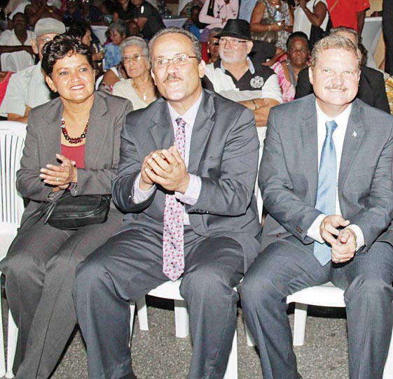 Minister de Meza and spouse with PM Eman.jpg