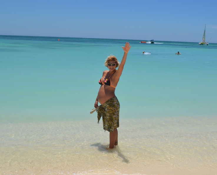 Lisa D'Amato enjoying Aruba's beautiful beaches.JPG