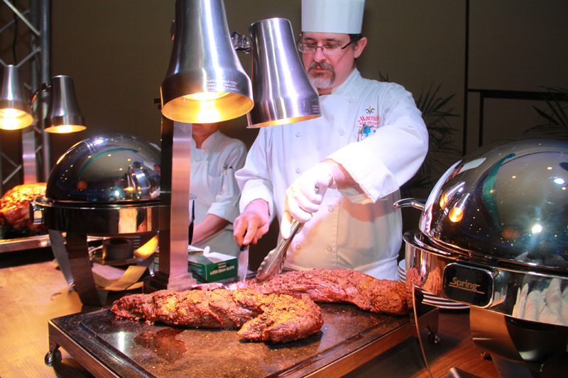 Carving station at the Marriott Grand Ballroom.JPG