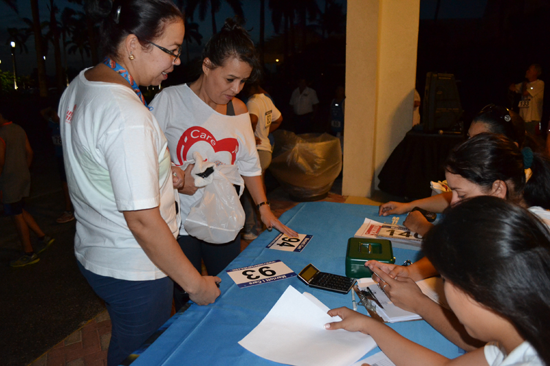 Early registration at Marriott Ballroom ICare walk.JPG