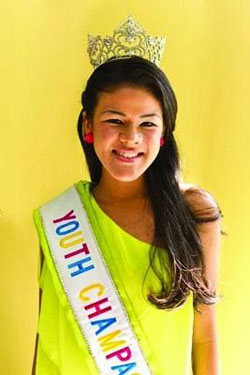 Aruba's Carnival Youth Queen Election candidate 2014
