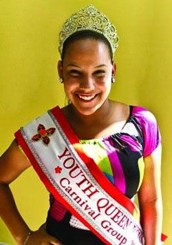 Aruba's Carnival Youth Queen Election candidate 2014