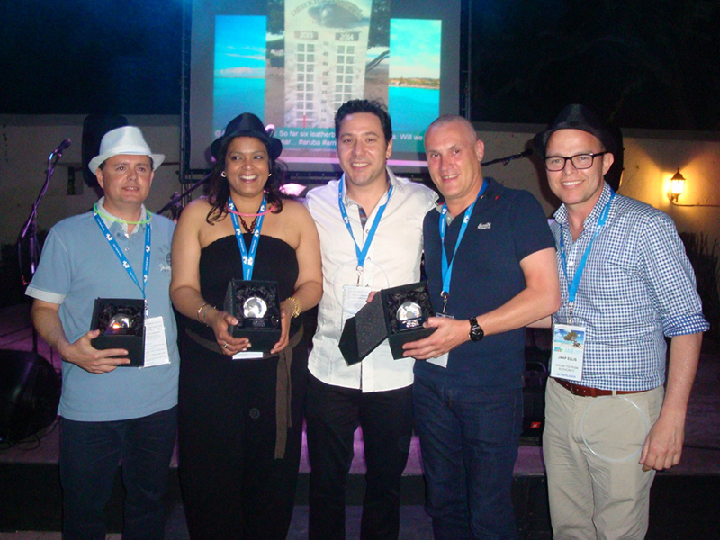 Amigoe pa Bida Award winners left to right Mark Boekhoudt Jasmina Meulens Tirso Tromp (ATA) Tony Plummer and Jaap Ellis (ATA).jpeg