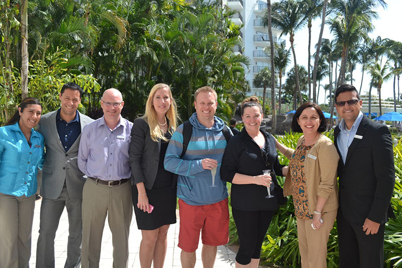 The Bryson's and the Marriott Front office team.JPG