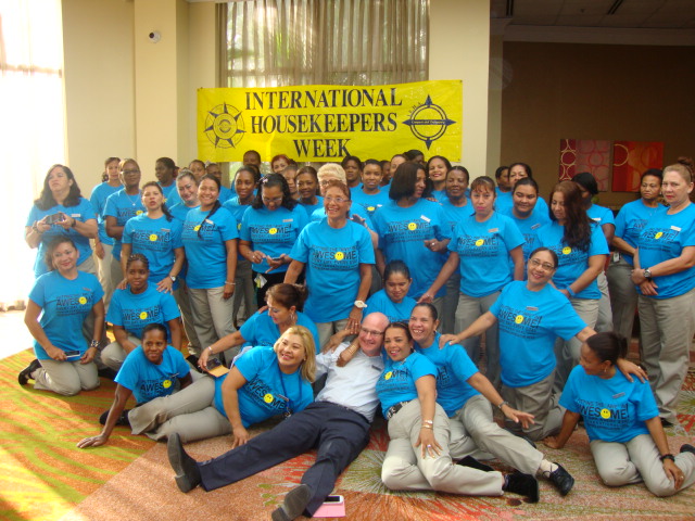 Housekeeping Team with Hotel Manager Matt Knights.JPG