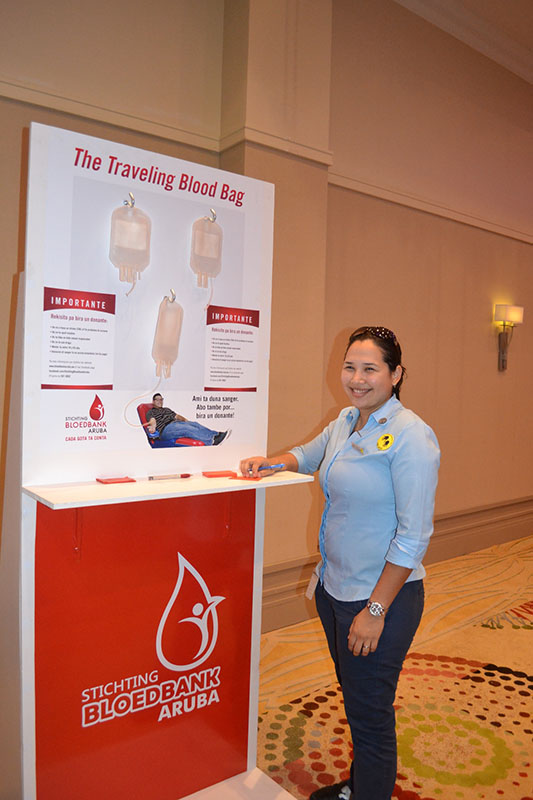 Aruba Marriott Associate Signing Up.JPG