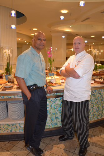 Executive Chef Alejo together with Dir. of F&B Leslie Prea.JPG