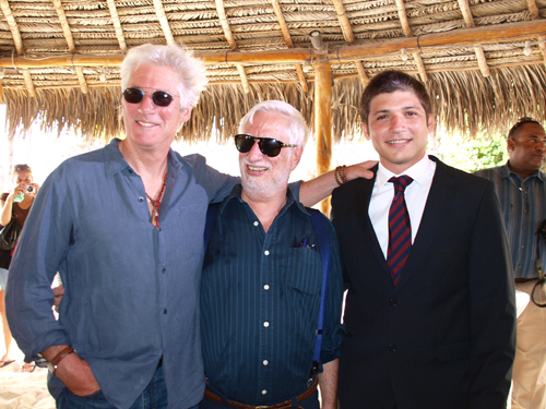 AIFF co founder Jonathan Vieira with Creative Director Claudio Masenza and Richard Gere.jpg